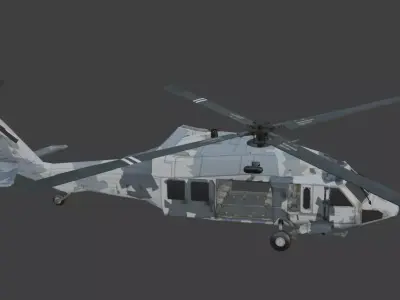 Airplane Low-poly 3D model Low-poly