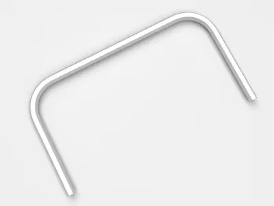 C Shaped Allen Wrench 3D model