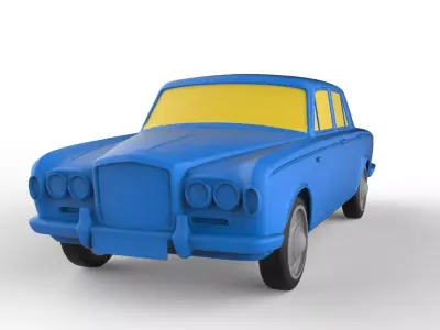 Bentley 1968 Classic Car 3D print model