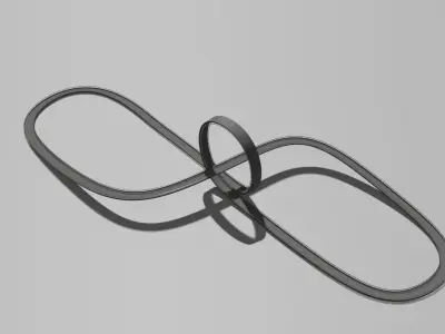 TWO ACROBATIC TRACKS 3D Model Pack