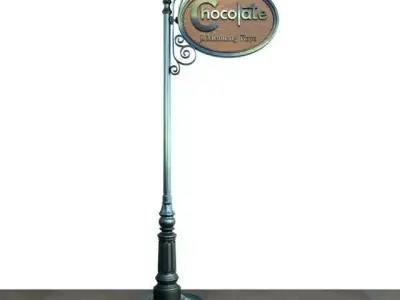 Vintage Signage 005 3D model