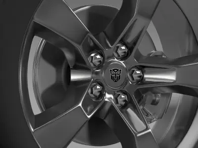 Chevrolet Camaro 2010 transformer wheel 3D model
