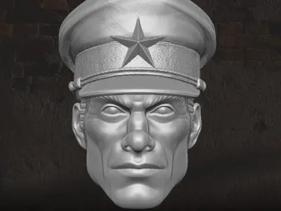 Colonel Brekhov Fan Art Kit 3D printable File For Action Figures 3D print model
