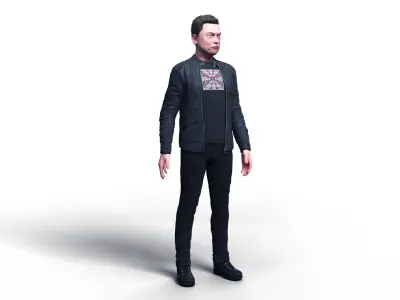 Elon Musk 3D model