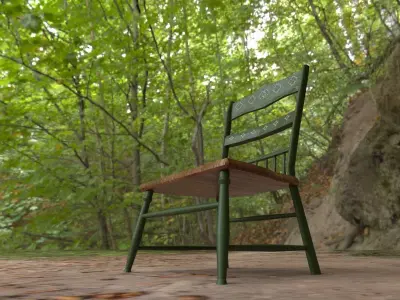 Hitchcock Chair 3D model