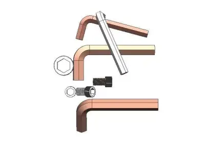 Allen keys Free 3D model