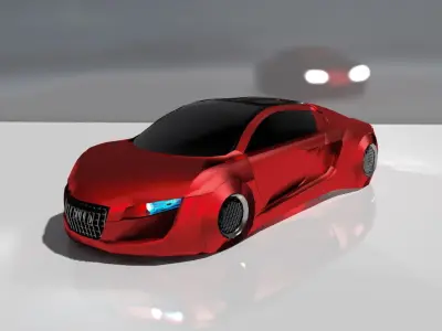 audi RSQ Free 3D model