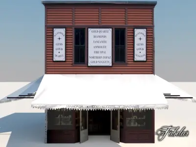 Building 10 Low-poly 3D model