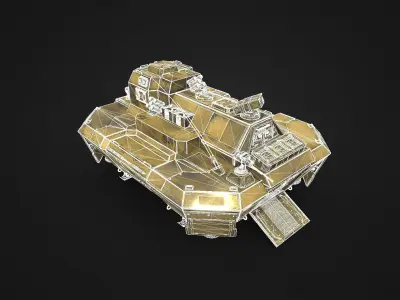33military ship Free 3D model