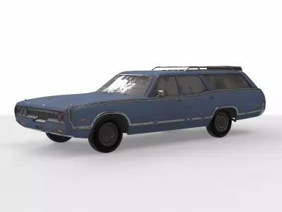 station wagon 01 3D model