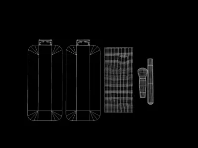 Card  02 Foundation Brush 3D model