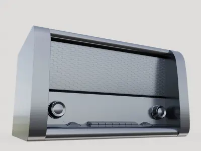 Muromets retro radio 3D model