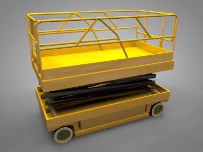 aerial bucket 3D model