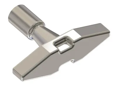 Industrial Drum Key 3D print model