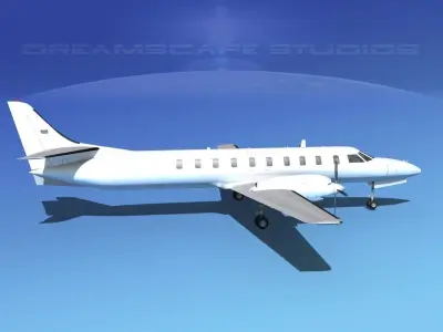 Swearingen SA226 Unmarked 1 3D model