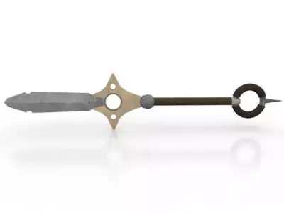 King Spear Low-poly 3D model