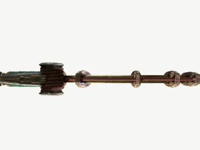 Fantasy Sword Low-poly 3D model order