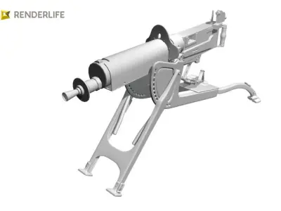 MG08 Gun 3D model