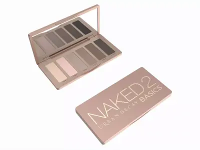 Eyeshadow Palette 6 Shadows Urban Decay Naked 2 3D model