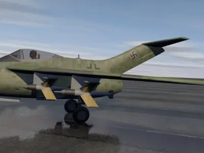 Focke-Wulf Ta-183N Huckebein 3D model