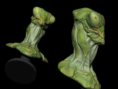 Alien Mantis Print 3D Stl 3D print model