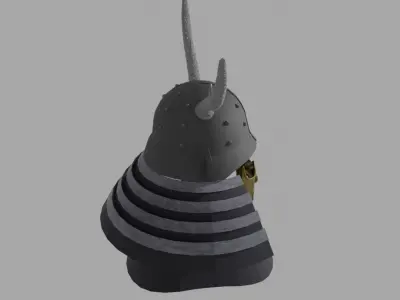 Samurai Helmet 3D model