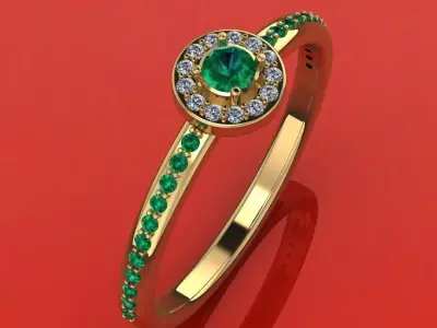wedding ring 3D model