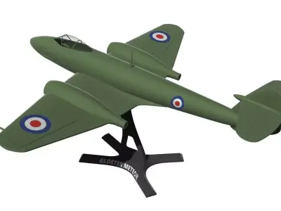 Gloster Meteor two Scales 3D print model