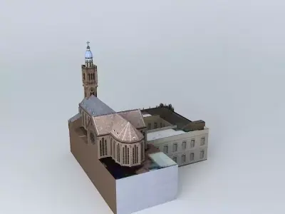 Church and Convent of Our Lady of Carmen Free 3D model