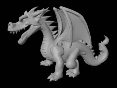 Dragon 3D print model purchase