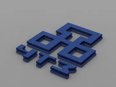 chtz logo 3D model