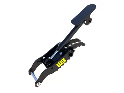 WB Excavator Thumb Attachment  Mini Excavator and Backhoe 3D model