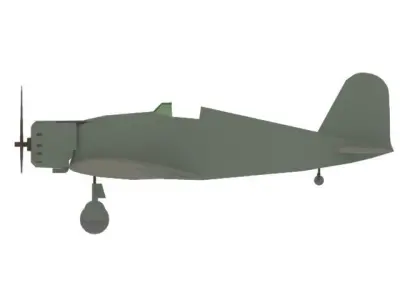 AIRCRAFT FIATG50 3D model