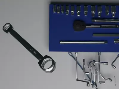 Screwdriver workshop equipment 3D model