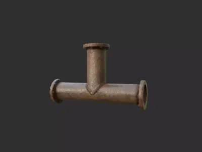 Modular Pipes Low-poly 3D model from CGTrader