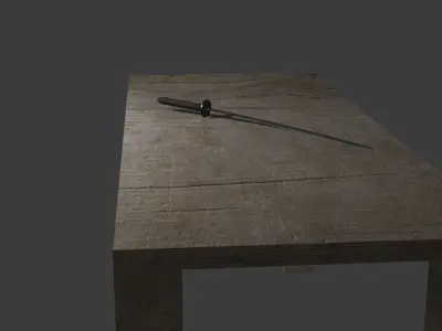 Katana Free low-poly 3D model purchase