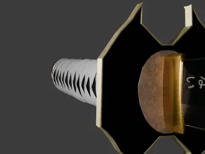 Katana 3D model 8