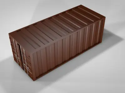 Container shipping 3D model order