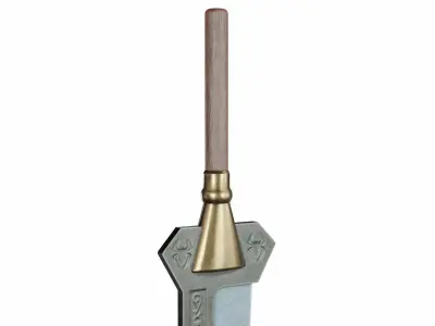 Sword 17 Low-poly 3D model