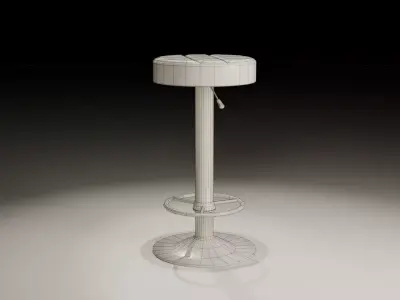 Low poly chairs pack Low-poly 3D model