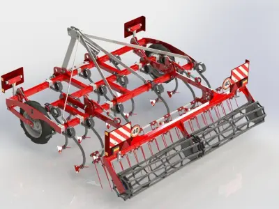 WG 0014 - Landscape cultivator 3r300 3D model