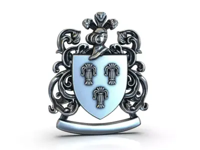 Coat of arms 3D print model shop