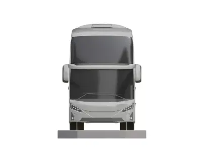 Diamante Double Decker Concept Prototype Low-poly 3D model