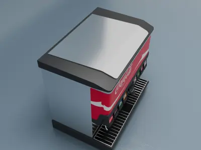 Soda Drink Machine 3D model