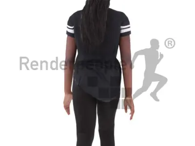 Amber Animated 007 Walking