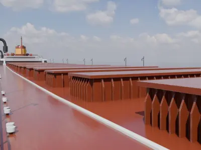 SS Edmund Fitzgerald 3D model