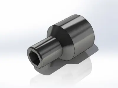 Soquete 8 mm x 1-2 pol Socket 3D model