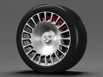 Mercedes Benz Maybach 2017 wheel 3D model