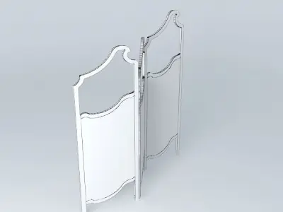 antique screen 3D model