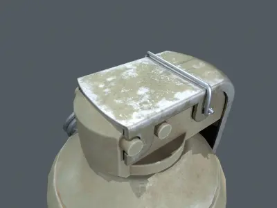 Grenade FRG-5 Low-poly 3D model